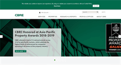 Desktop Screenshot of cbre.co.nz