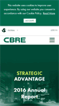 Mobile Screenshot of annualreport.cbre.com